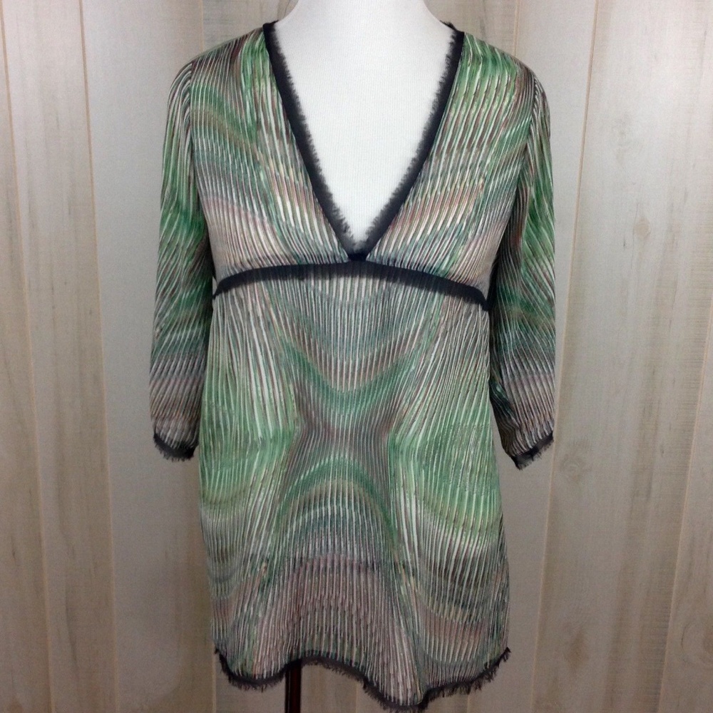 CAbi #997 Mood Boho Tunic Top Size M